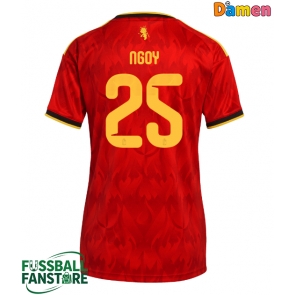 Belgien Nathan Ngoy #25 Replik Heimtrikot Damen WM 2026 Kurzarm
